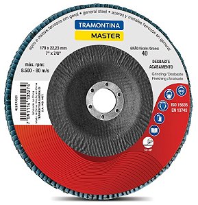 Disco Flap Conico 7 Grao 120 Tramontina 42617004