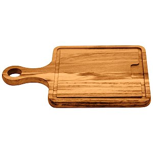 Tabua Carne Churrasco Madeira Cabo 46Cm Tramontina 10063100