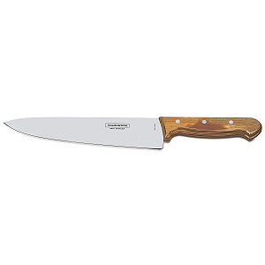 Faca Para Carne Inox 10 Polywood Madeira Tramontina 21199422