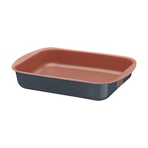 Assadeira Funda Tlum 28Cm Bakery Cinza Tramontina 27814001