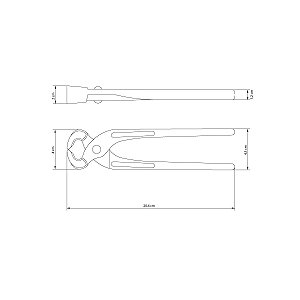 Torques Turquesa Carpinteiro 8 Tramontina 41050108