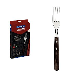 Jogo Garfos Inox 4 Pçs Polywood Madeira Tramontina 21199997