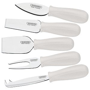 Jogo P/Queijo Inox 5Pc Plenus Off Tramontina 23498319