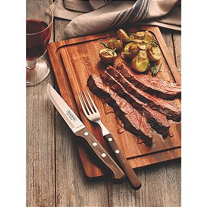 Faca Churrasco Jumbo 5 Polywood Madeira Tramontina 21413095