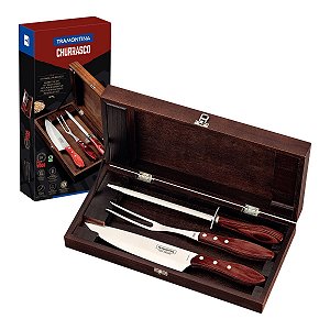 Maleta Chaira Faca Jg Churrasco Polywood Tramontina 21198764