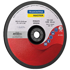 Disco De Desbaste Ferro Metal Aco 9 Tramontina 42590009