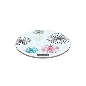 Tabua Corte Vidro Redonda Cozinha 25Cm Tramontina 10399004