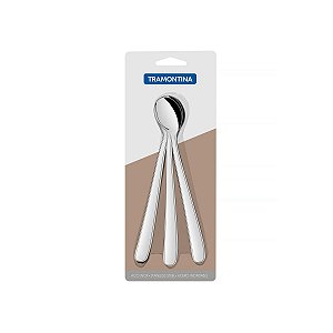 Jg.Colher Refresco Aco Inox 3Pcs Tramontina 66902201