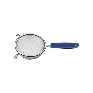 Peneira Aço Inox Com Cabo Azul 14Cm Tramontina 25680112