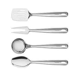 Jogo Utensílios Aço Inox 4 Peças Tramontina 66815710