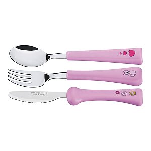 Garfo Faca Colher Infantil Best Friend Tramontina 23799491