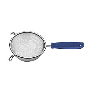 Peneira Aço Inox Com Cabo Azul 17Cm Tramontina 25680113