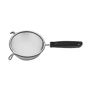 Peneira Aço Inox Com Cabo Preto 17Cm Tramontina 25680103