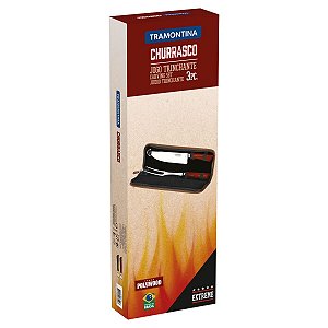 Garfo Faca Trinchante Churrasco Inox Forj Tramontin 21599959