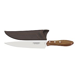 Faca Carne 8 Inox Cabo Natural Polywood Tramontina 21189048