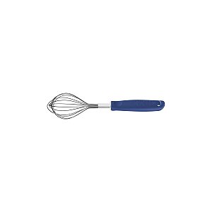 Batedor Manual Aço Inox Com Cabo Azul Tramontina 25624110