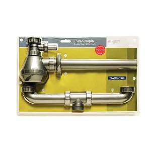 Sifão Duplo Para Pias E Cubas Cozinha Tramontina 94525101
