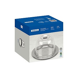 Porta Queijo 2 Pç. Ø 20Cm Tramontina 64510620