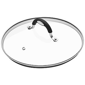 Tampa Vidro E Inox Alça Silicone 36Cm Tramontina 20849036