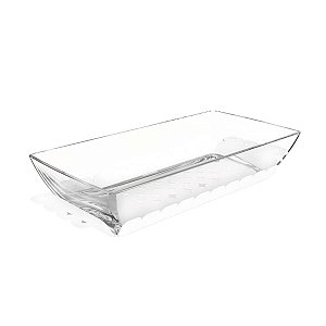 Travessa Cristal Base Branca Inox Tramontina 64800044