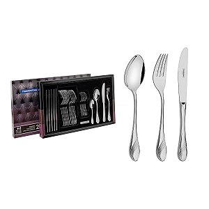 Faqueiro Inox Facas Mesa Alto Bril Tramontina 66931000