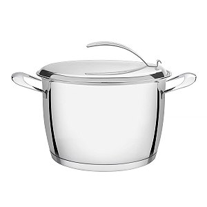 Caldeirão Inox C/ Fundo Triplo 22Cm 5,5L Tramontina 62365220