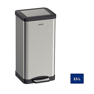 Lixeira Inox Pedal Scotch Brite Balde Tramontina 94538615