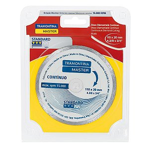 Disco Corte Diamantado Contínuo 4.3/8 Tramontina 42594504