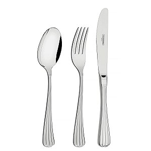 Faqueiro Inox Mesa Detalhe Alto Relevo Tramontina 66916400