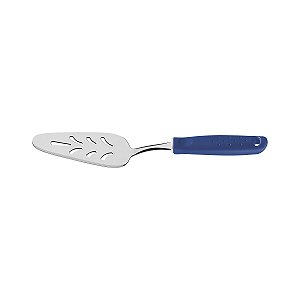 Espátula Bolo Inox Cabo Azul Polipropile Tramonti 25633110