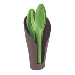 Jogo Pazinha Garfo Jardim Cocoon Verde Tramontina 78107809