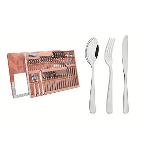Faqueiro Inox Facas Mesa Alto Bril Tramontina 66962770