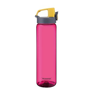 Garrafa Rosa Tritan Parede Simples 900Ml Tramontina 61646086