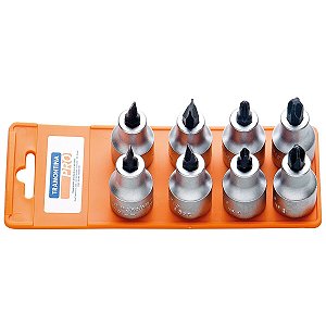 Jogo Soquetes 1/2 Fenda Cruzada 8 Peças Tramontina 44842508