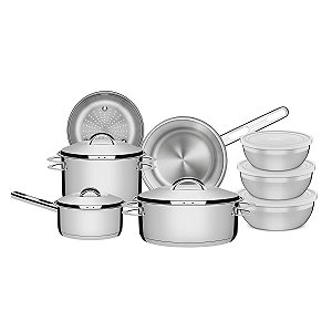 Jogo Panelas Inox Fundo Triplo 5 Pç. Tramontina 65510723