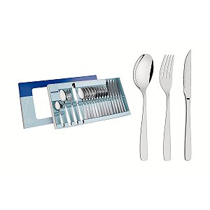 Faqueiro Inox Faca Churrasco 24 Pç. Tramontina 66950847