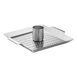 Grelha Frango Inox Recipiente Temperos Tramontina 61322280