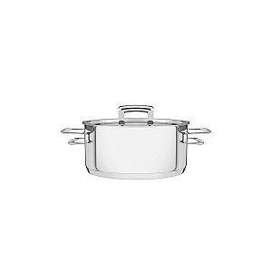 Caçarola Brava Rasa Inox Triplo 16Cm 1,4L Tramontin 62403160