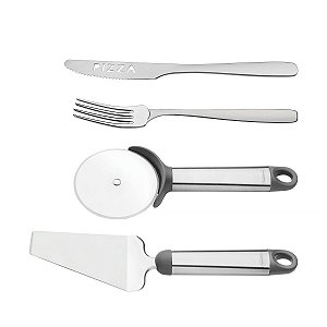 Kit Pizza Aço Inox 14 Pç. Tramontina 66950670