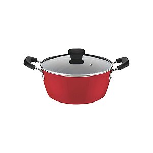 Caçarola Vermelha Alumínio Teflon Tramontina 20705720