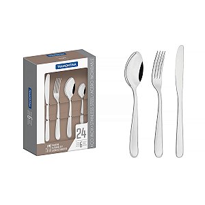 Faqueiro Aço Inox 24 Pç. Tramontina 66903005