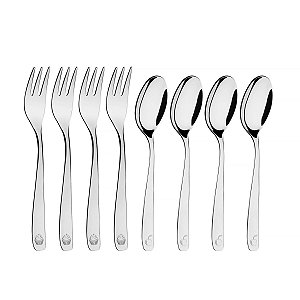 Kit Talheres Sobremesa Inox Alto Tramontina 66958670