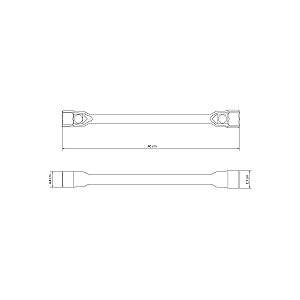 Chave Roda Para Caminhão 38X21Mm Cromada Tramontina 42810008