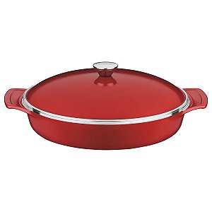 Frigideira Vermelha Forj Teflon 4,6L Tramontina 20931732