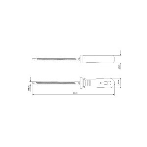 Lima Para Serrote 6'' Com Cabo Tramontina 41700306