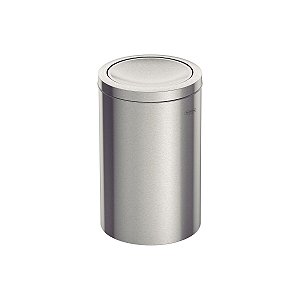 Lixeira Inox Swing 20L Polido Basculante Tramonti 94542120