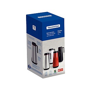 Bule Térmico Inox Grafite S/ Infusor 1 L Tramontina 61645100