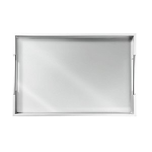 Bandeja Retangular Branca Com Espelho Tramontina 13025605