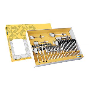 Faqueiro Inox Faca Churrasco 76 Pç. Tramontina 66945824