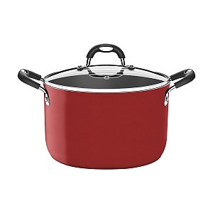 Caldeirão Vermelho Alumínio Teflon 6,7L Tramontina 20862724